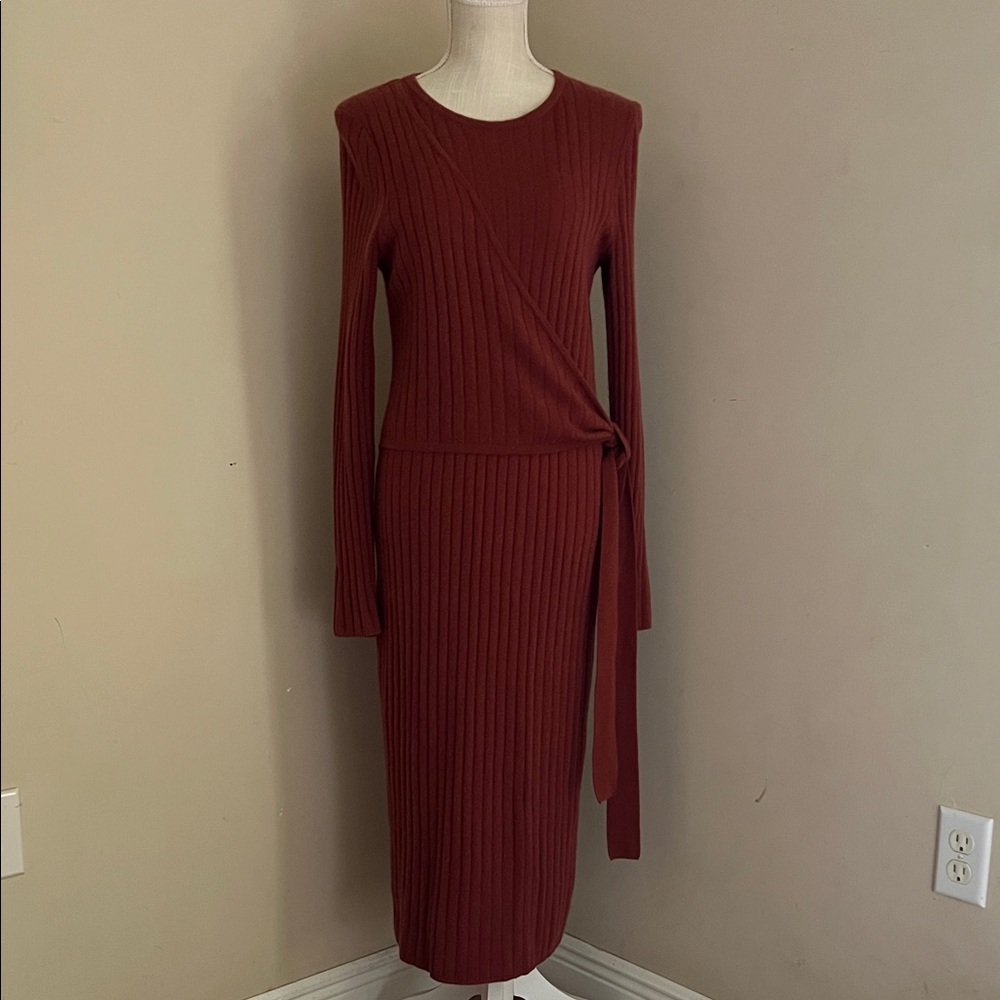ANTONIO MELANI Women’s 100% Cashmere Midi Dress Size: M